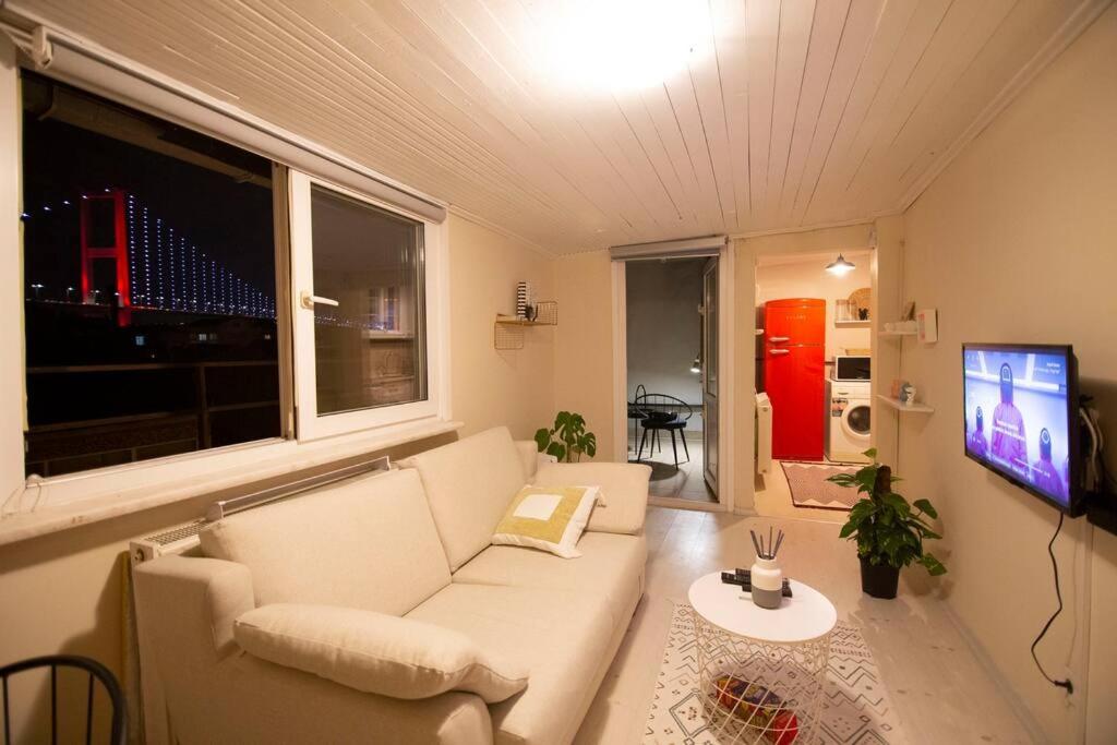 Aesthetic Penthouse With The Bosphorus Bridge View *